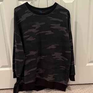 Black Camouflage Sweater